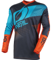 O'NEAL Jersey Element Factor Grey/Orange/Blue