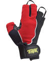 TRAX Gloves SLC-461 Half Bicycle Red