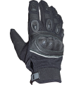 TRAX Gloves MC-14 SUPERMOTARD w Carbon Knuckle Black